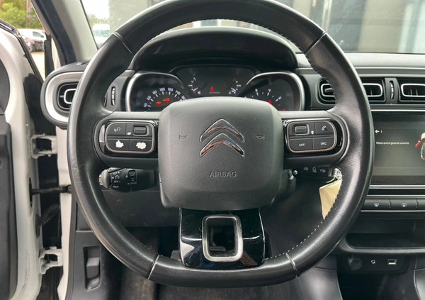 Citroen C3 cena 17700 przebieg: 198958, rok produkcji 2018 z Wojnicz małe 137